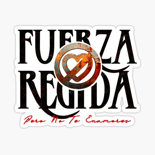 Item preview, Logo de Fuerza Regida con frase Pero No Te Enamores para JOP Tour 2024 designed and sold by OmoYolo.
