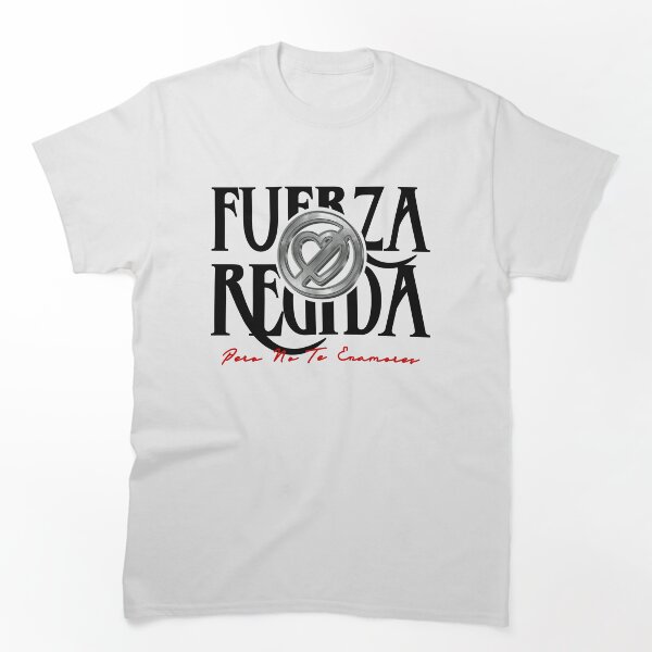 Item preview, Logo de Fuerza Regida con frase Pero No Te Enamores para JOP Tour 2024 designed and sold by OmoYolo.