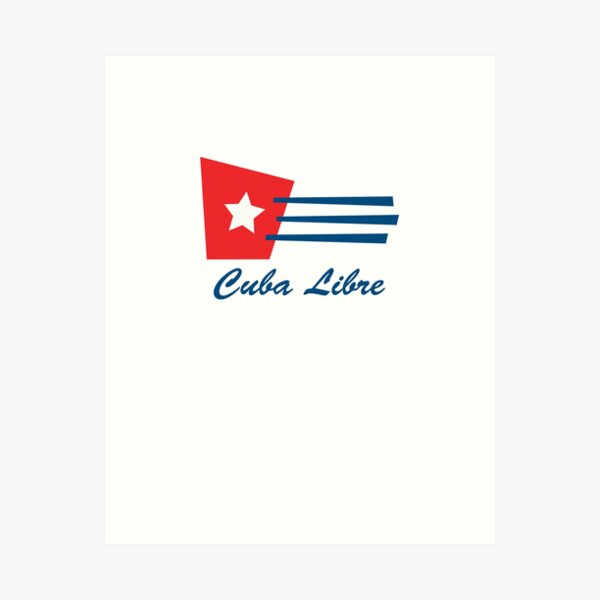 Aperçu de l'œuvre Cuba Libre (Cuba Libre) Drapeau Cubain créée et vendue par vintageblue.