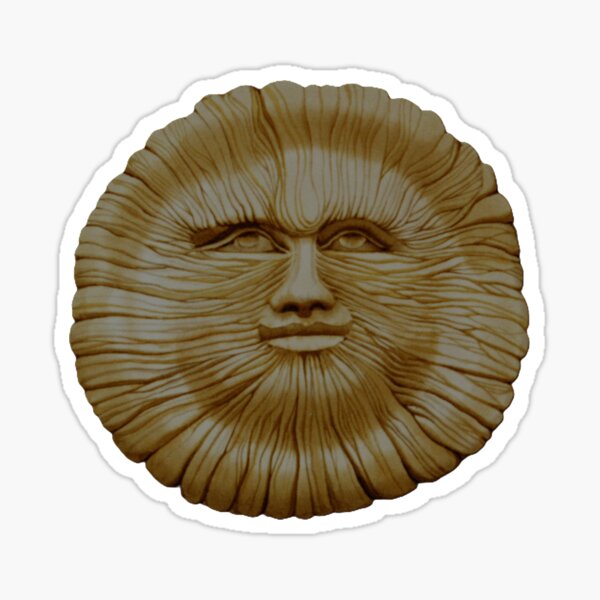 Artikelvorschau, Wicker Man Grüner Mann Sonnengott Gesicht Motiv entworfen und verkauft von DungeonPunkFey.