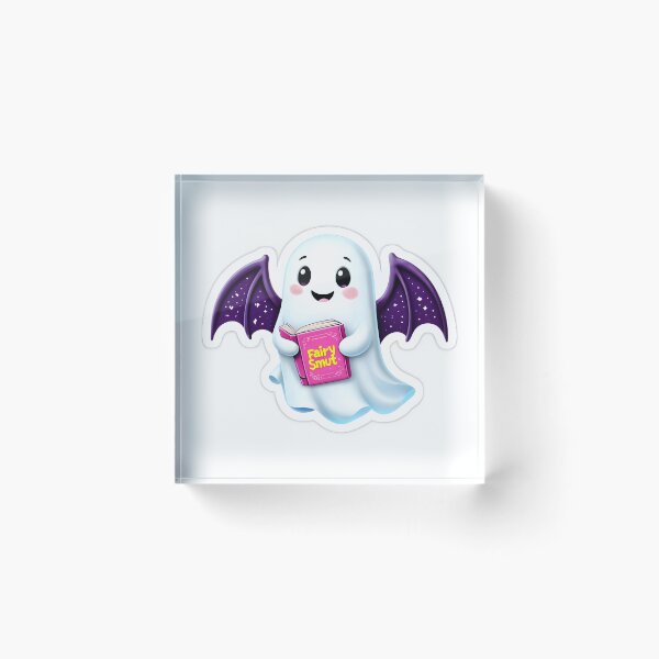 Item preview, Pegatina/imagen de un fantasma leyendo "Fairy Smut" inspirada en ACOWAR designed and sold by jaylyn624.