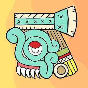 Artwork thumbnail, Tlaloc Profile by Art-by-Lark