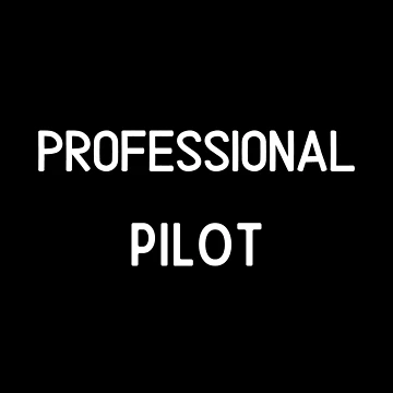Artwork thumbnail, Professional Pilot - white by VasInd