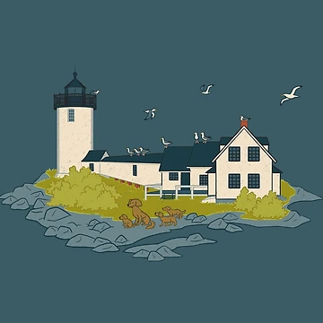 Artwork thumbnail, Goat Island Light by JadaFitch
