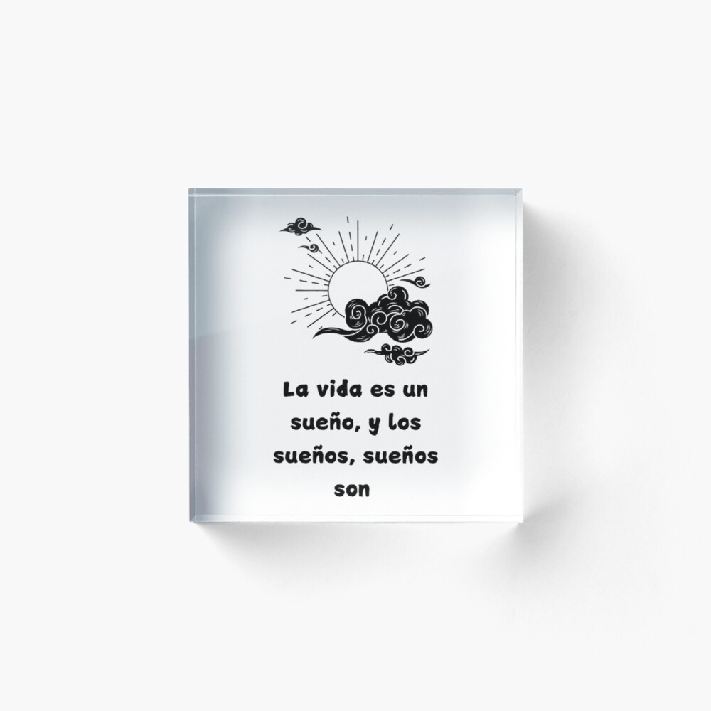 Vista previa del artículo con la obra «Bloque acrílico», diseñado y vendido por Bumblers.
