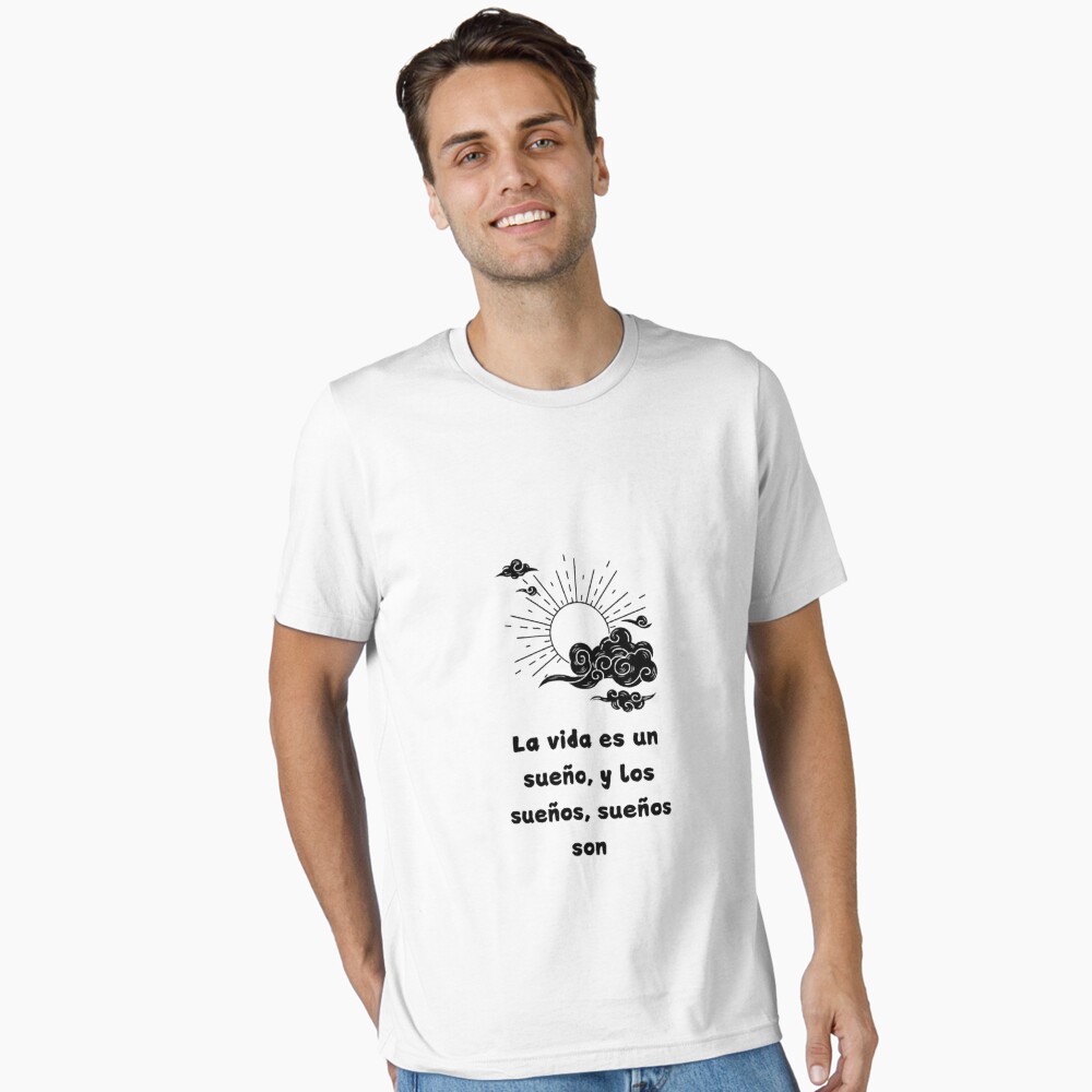 Vista previa del artículo con la obra «Camiseta esencial», diseñado y vendido por Bumblers.