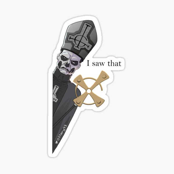 Aperçu de l'œuvre Papa Emeritus 2 - J'ai vu ça créée et vendue par Litany's Shop.