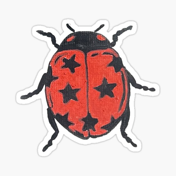 Aperçu de l'œuvre coccinelle étoilée créée et vendue par Maddy Designs.
