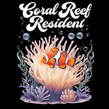 Artwork thumbnail, Coral Reef Resident – Clownfish Edition by nbg2012