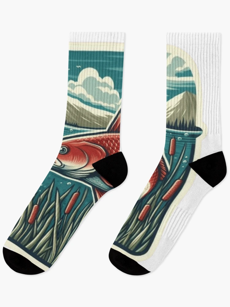 Thumbnail 1 of 5, Socks, Redfish designed and sold by StickersRyous.