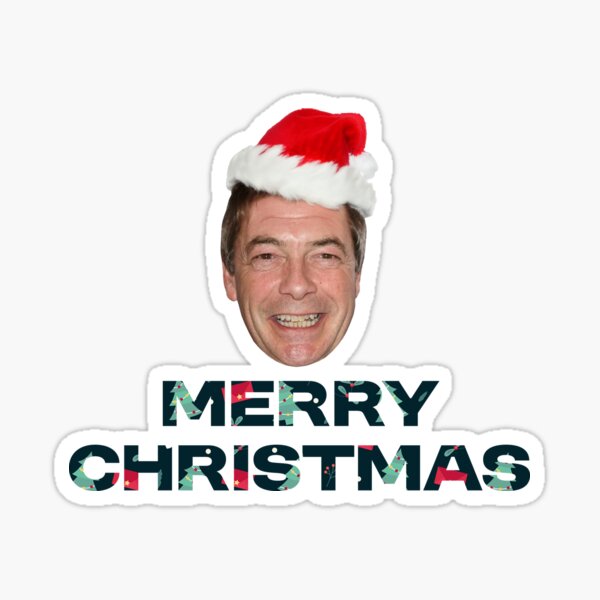 Item preview, Feliz Navidad de parte de Nigel Farage designed and sold by griceyvisuals.