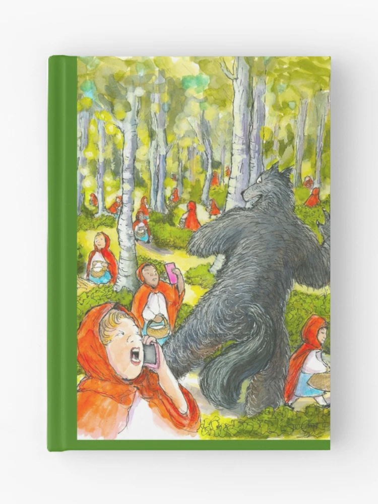 Thumbnail 1 of 3, Journal, The Wolf and All the Little Red Riding Hoods designed and sold by Bearnabas.