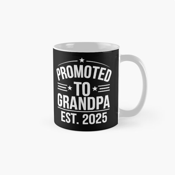 Item preview, Promoted to Grandpa Est 2025 Gift for New Grandparents First-Time designed and sold by w1ckerman.