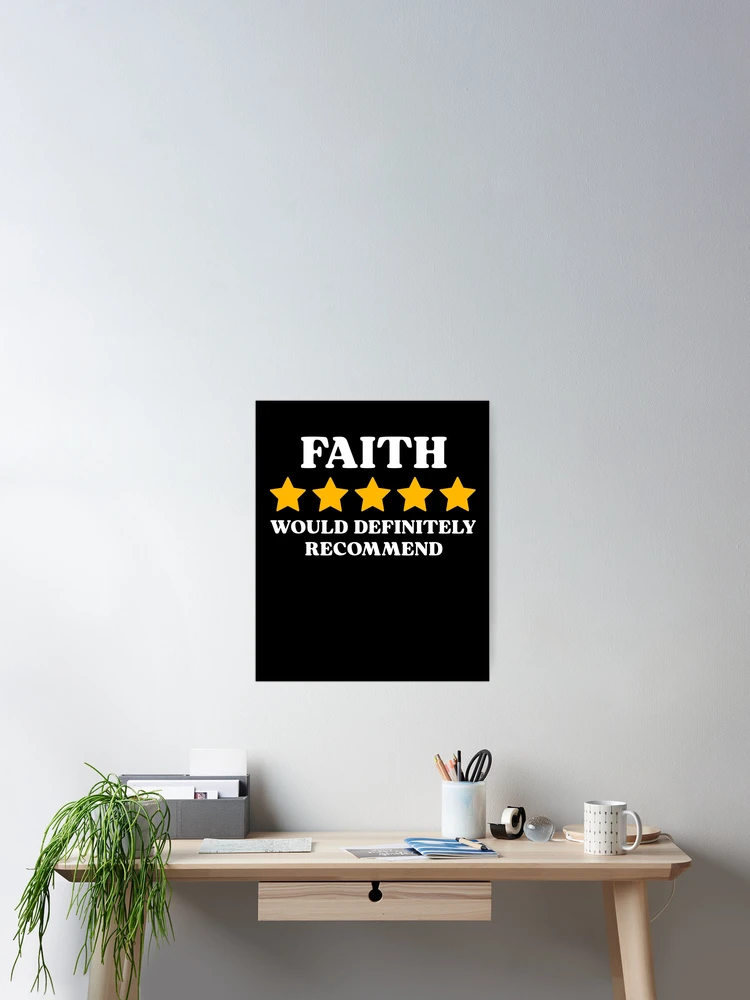 Thumbnail 2 of 3, Poster, Faith Humor designed and sold by SpiritualVision.