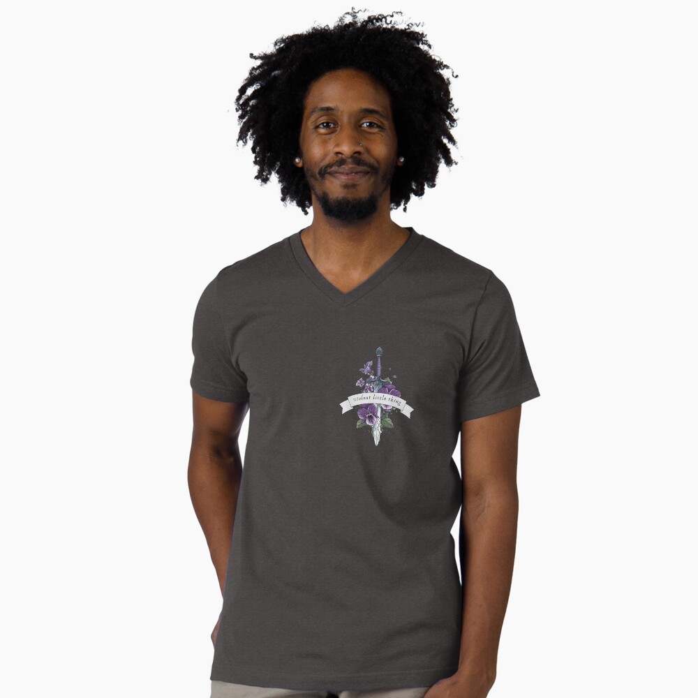 Aperçu de l'œuvre T-shirt col V créée et vendue par kaleidology.