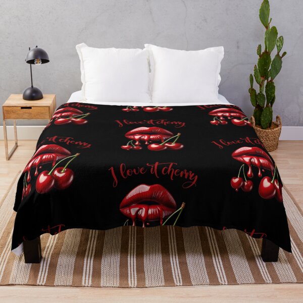 Item preview, I Love It Cherry, Glossy Red Lips designed and sold by ToxiCool.