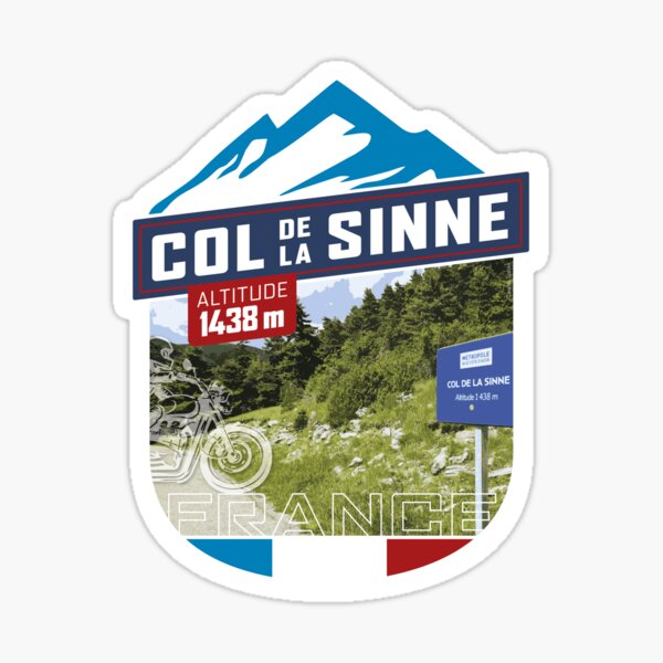 Aperçu de l'œuvre Col de la Sinne | Autocollants créée et vendue par Moppedhotel.