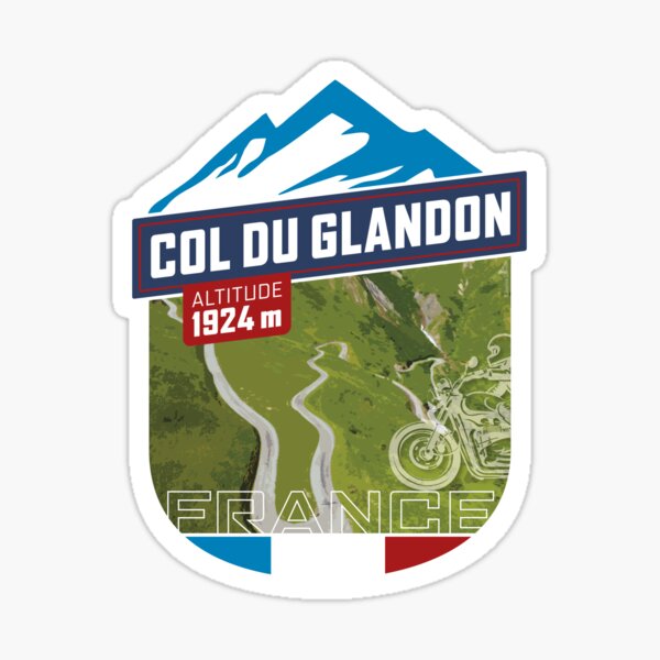 Aperçu de l'œuvre Col du Glandon | Autocollants créée et vendue par Moppedhotel.