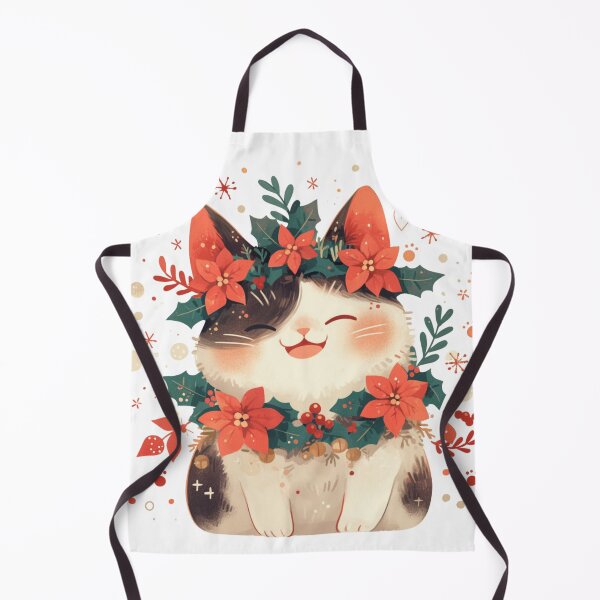 Item preview, Festive Kitty Cat designed and sold by MendaciousMina.