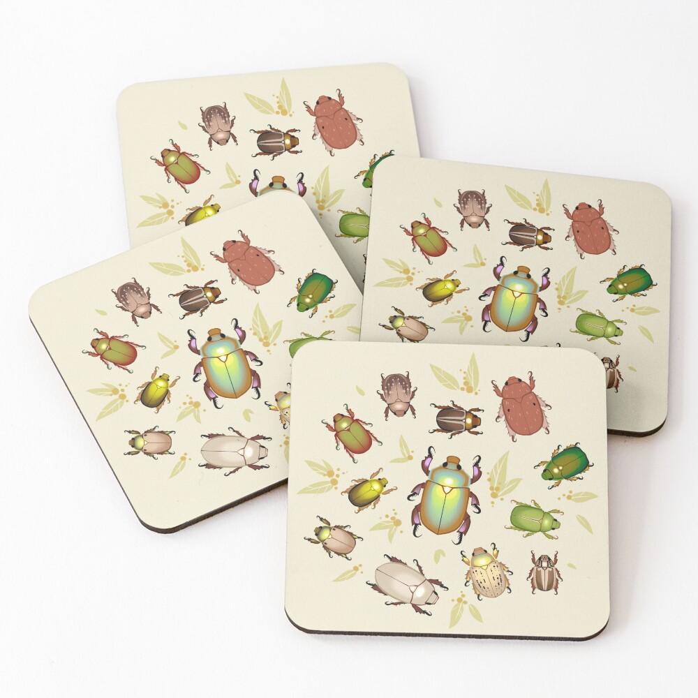 Item preview, Coasters (Set of 4) designed and sold by sockrosma.