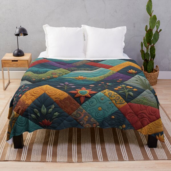 Item preview, Patrones de acolchado coloridos - Amante del acolchado - Quilter divertido designed and sold by Wiss2Arts.