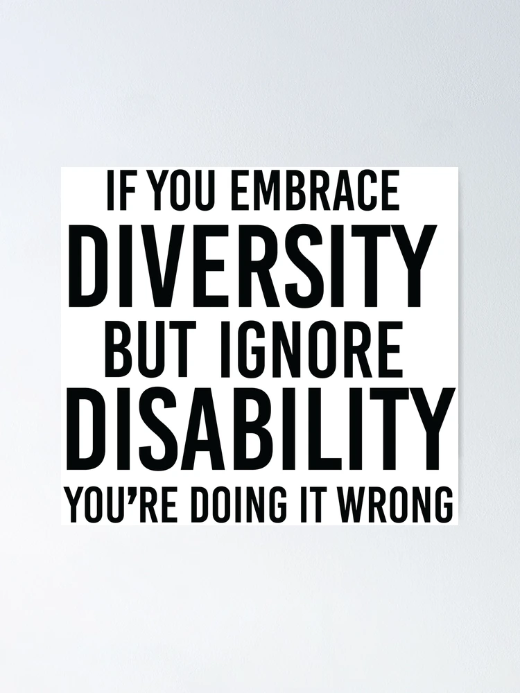 Thumbnail 1 of 3, Poster, Embrace Diversity designed and sold by URevolution.