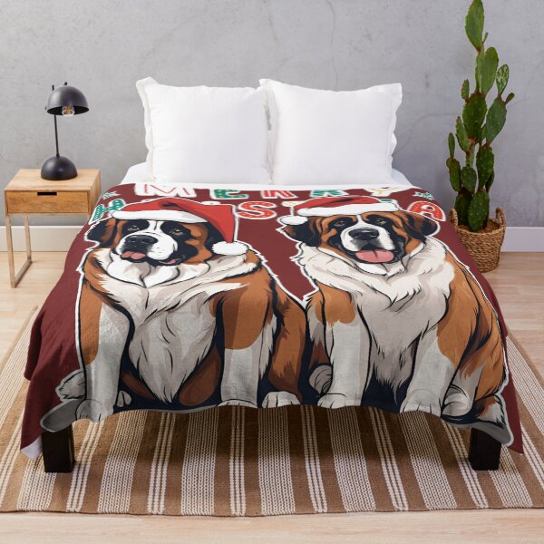 Item preview, Christmas Saint Bernards – Merry Christmas designed and sold by GoodyPaws.