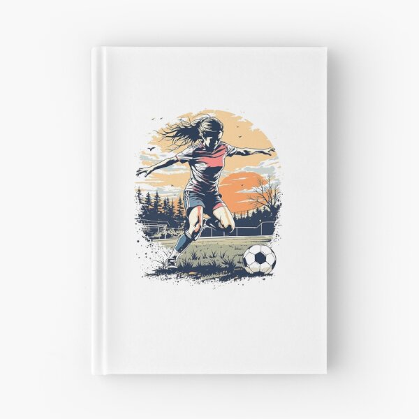 Item preview, Vintage Modern Trendy Girl playing soccer football player  designed and sold by SOUFIANE1991.