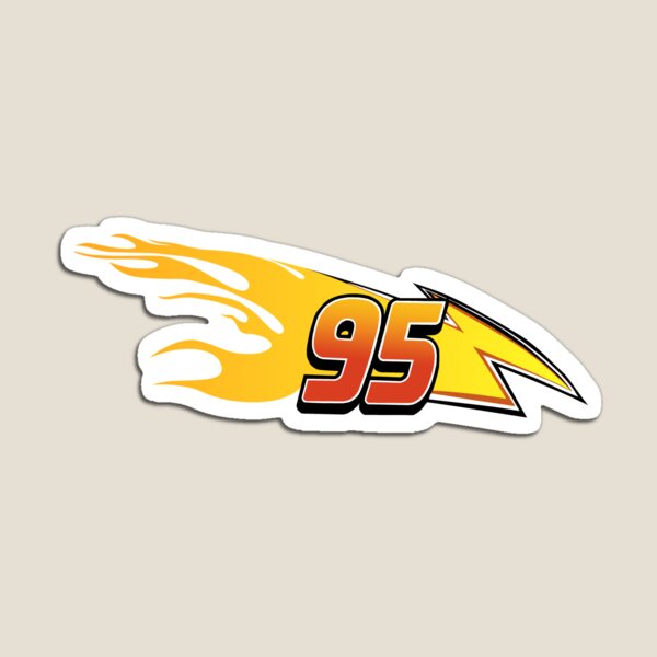 Item preview, Rayo McQueen Equipo 95 Llamas LADO DERECHO designed and sold by hazelthewriter.