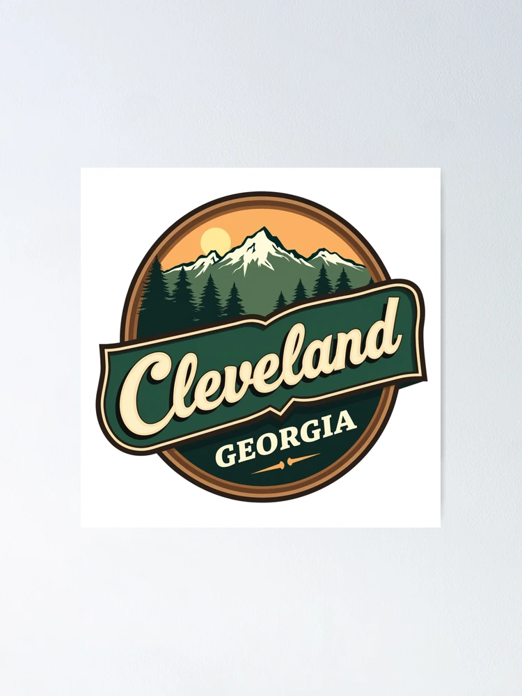 Thumbnail 1 of 3, Poster, Cleveland, Georgia designed and sold by positiveimages.
