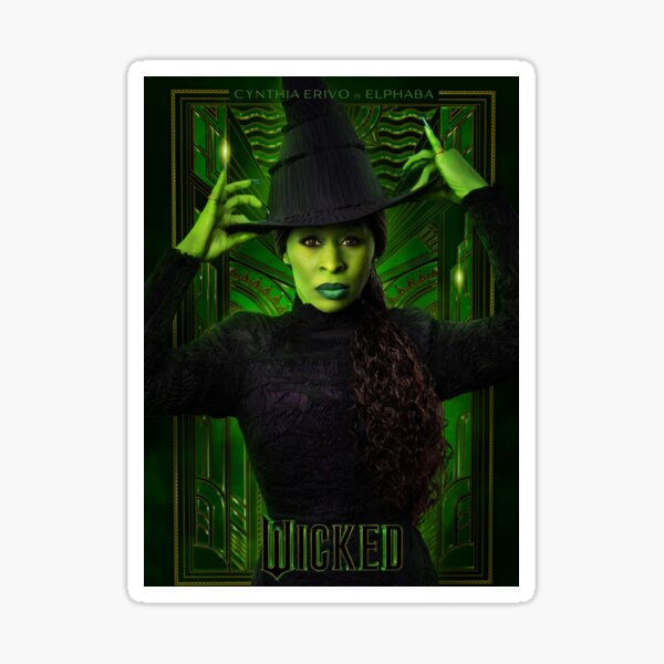 Item preview, Elphaba movie poster designed and sold by Backstage by Leyzel.