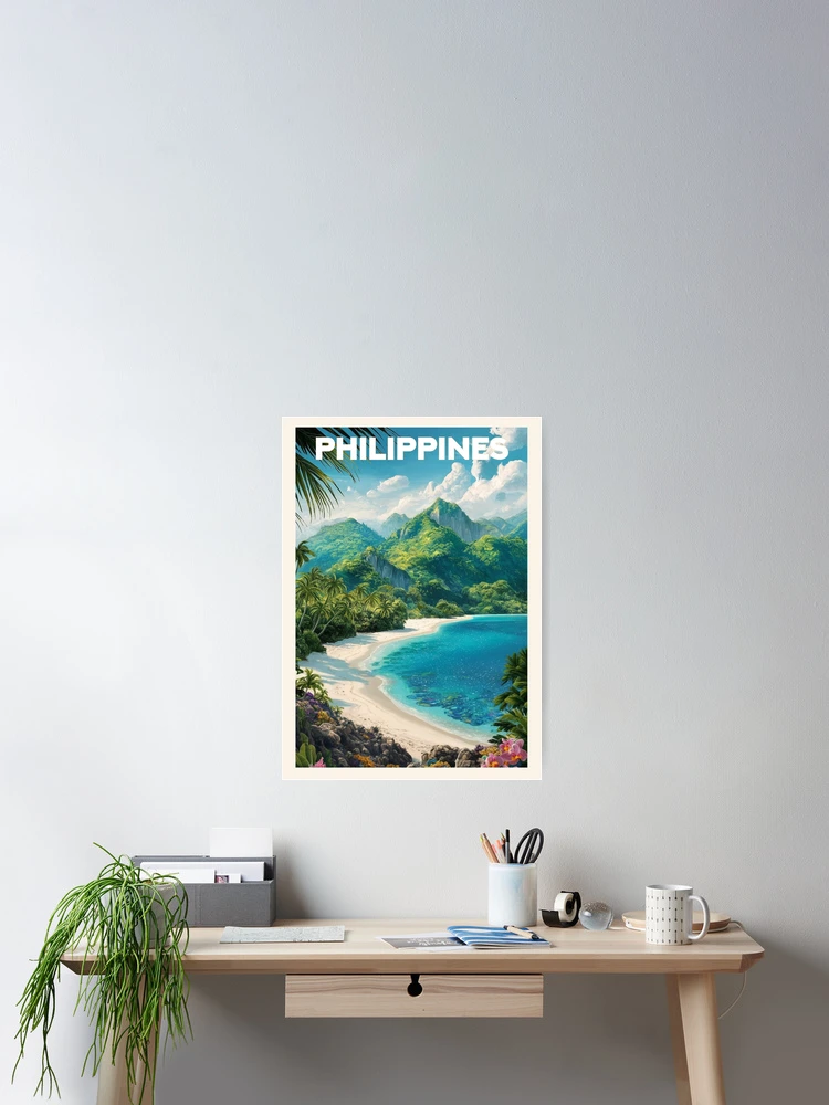 Thumbnail 2 von 3, Poster, Philippinen, Reisekunst designt und verkauft von PinkandP.