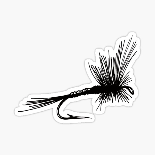 Item preview, Mosca de pesca con mosca designed and sold by Pixelmatrix.