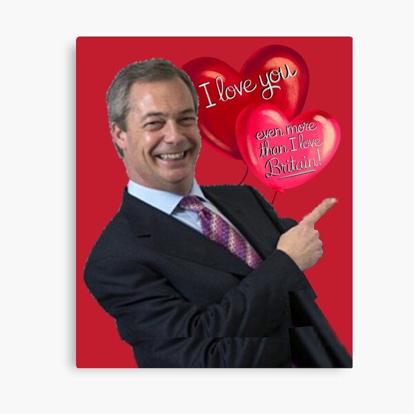Item preview, Nigel Farage, día de San Valentín designed and sold by Flirt-Teez.