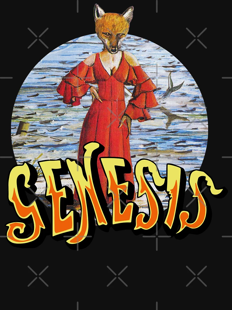 Aperçu 7 sur 7. T-shirt essentiel avec l'œuvre Genesis Foxtrot créée et vendue par CereneDesign.