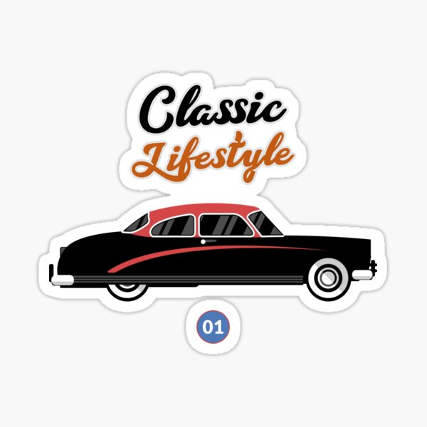 Aperçu de l'œuvre Style de vie classique – Design de voiture rétro créée et vendue par OwOlet.