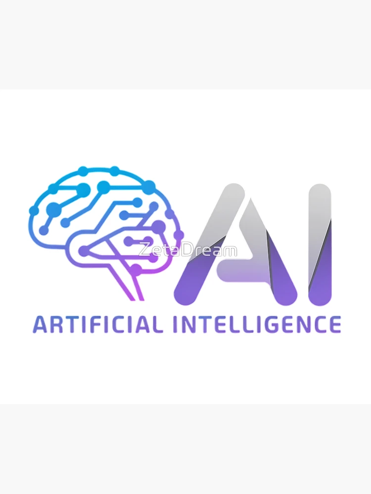 Thumbnail 3 of 3, Tapestry, AI Artificial Intelligence Futuristic Logo designed and sold by ZetaDream.