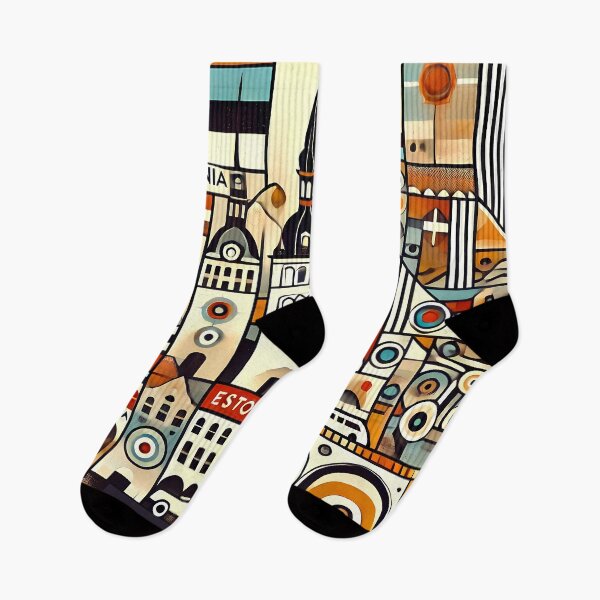 Item preview, El arte cubista de Tallin: encanto medieval con un toque moderno designed and sold by OzzFrequency.