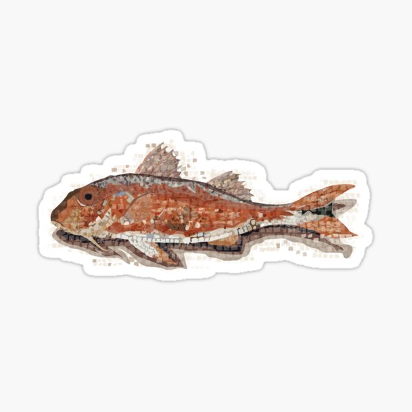 Item preview, Red Mullet Roman Mosaic designed and sold by FeminaFacti.