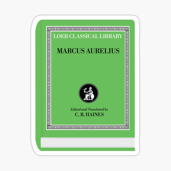 Item preview, Loeb Classical Library Marcus Aurelius designed and sold by FeminaFacti.
