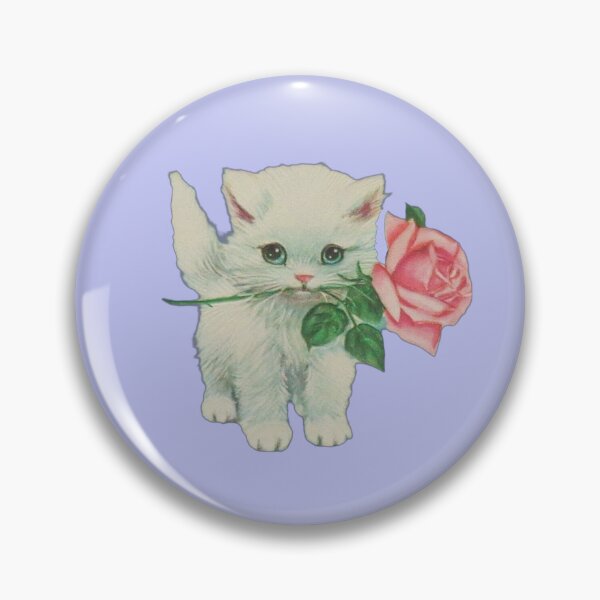 Artikelvorschau, Kätzchen, das eine Rose hält entworfen und verkauft von venusbyliv.