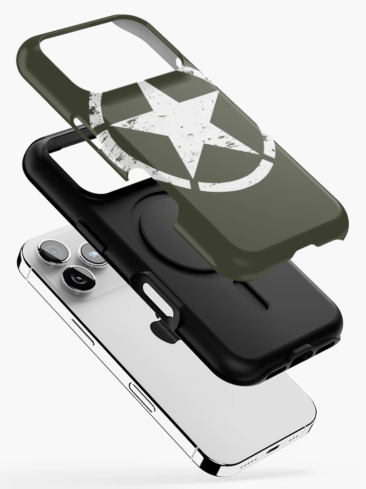 Imagen 2 de 4, Funda de iPhone con la obra Estrella de la invasión aliada de la Segunda Guerra Mundial Día D, diseñada y vendida por Beltschazar.