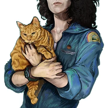 Imagen de la obra Ellen Ripley y Jonesy de A Thorn In My Hand