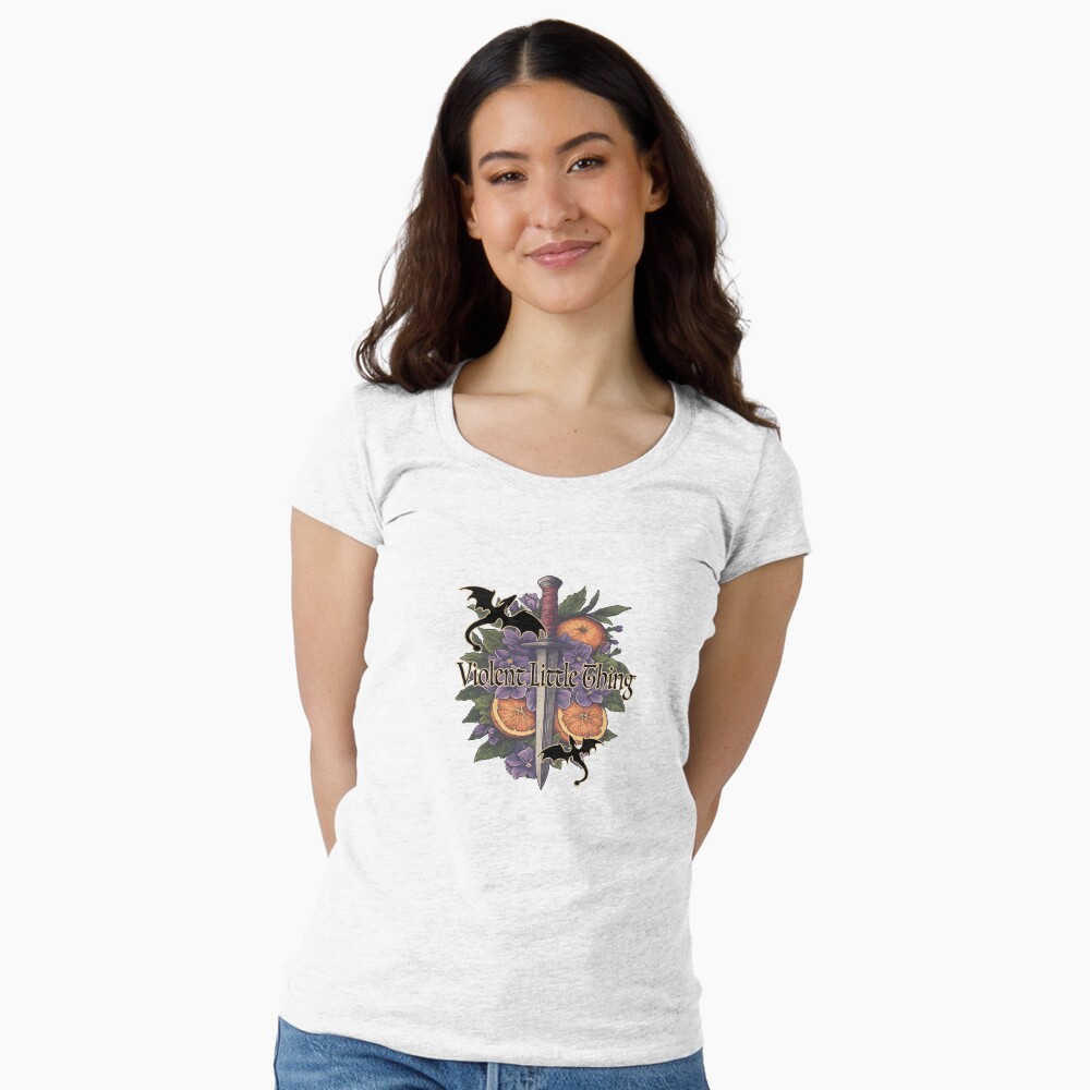 Vista previa del artículo con la obra «Camiseta entallada de cuello ancho», diseñado y vendido por Celticrose721.