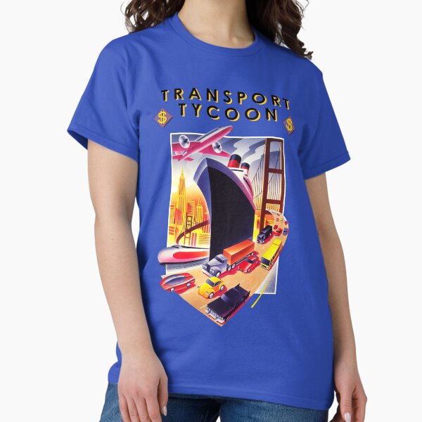 Aperçu de l'œuvre Couverture du jeu Transport Tycoon créée et vendue par Retr0Tshirts.