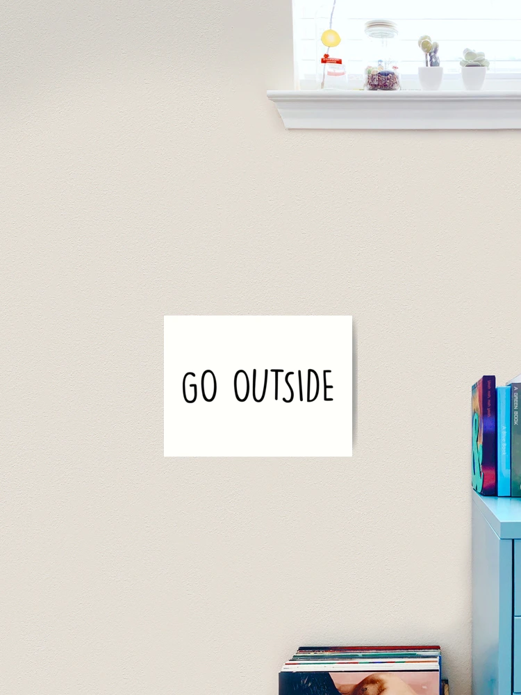 Thumbnail 2 of 3, Art Print, go outside designed and sold by cgidesign.