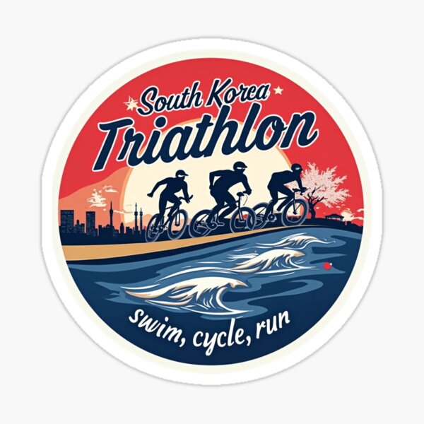 Aperçu de l'œuvre Force coréenne – Équipement d’entraînement et de course pour le triathlon créée et vendue par Triathlongram.