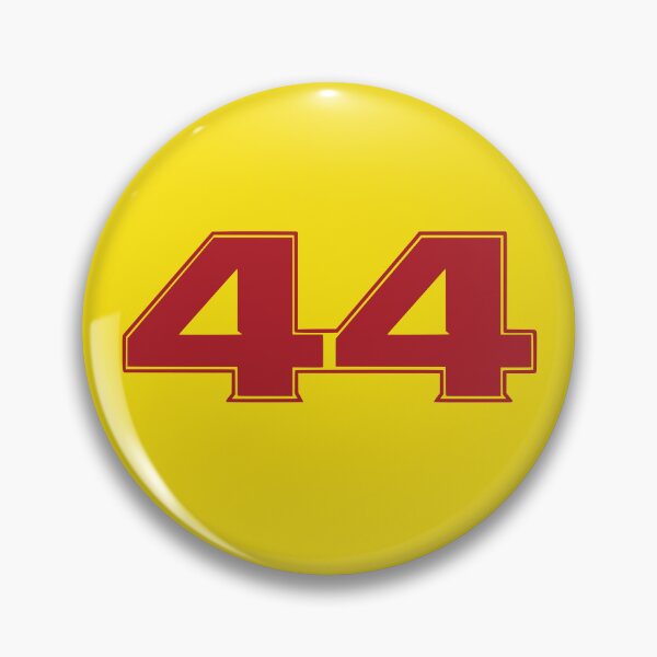 Artikelvorschau, Lewis Hamilton 2025 Ferrari Helm Startnummer LH44 rot entworfen und verkauft von Pink Polar F1.