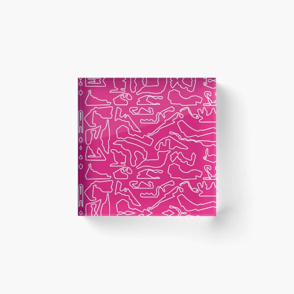 Item preview, Circuitos de F1 2025 (versión rosa) designed and sold by ThePredestined.