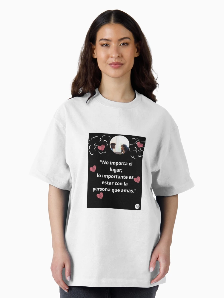 Imagen 3 de 7, Camiseta oversize con la obra El amor, diseñada y vendida por 123Tainaraart.